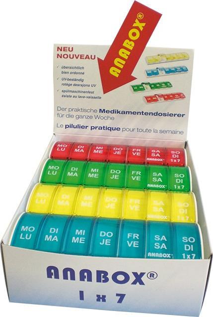 Produktbild Anabox Display Medidispenser 7 Tage (12Stk)