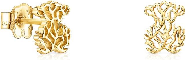 Produktbild Tous Flattering gold earrings with real pearl and teddy bear 611003200 (Gold)