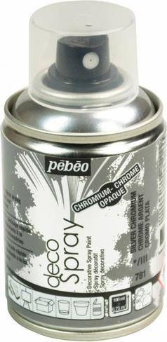 Produktbild Pebeo Decospray Chrom Acrylfarben (Chrom Silber, 100 ml)