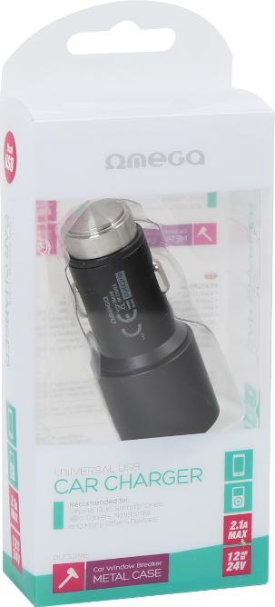 Immagine prodotto Omega Caricabatterie per dispositivi mobili OUCC2MB Nero