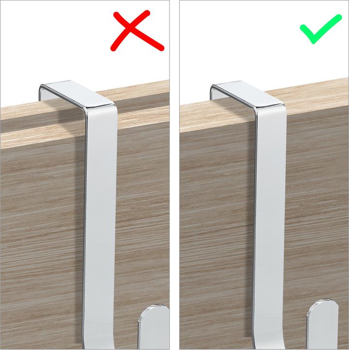 Immagine prodotto Relaxdays Set da 5 Ganci Sopraporta, per Vestiti