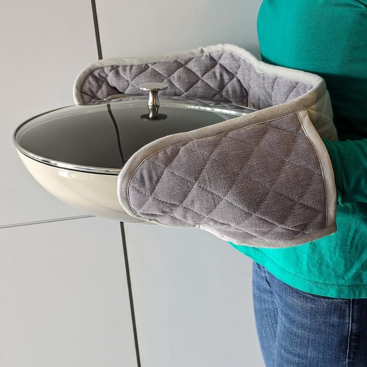 Actual product image Kela Double Oven glove Tia graphit