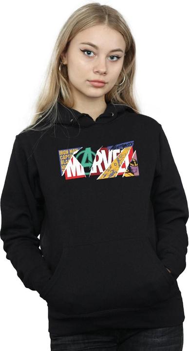 Immagine prodotto Collage Logo Felpa con Cappuccio Donna (L)