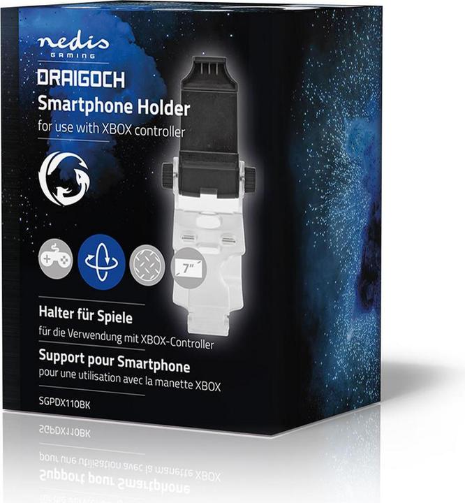 Produktbild Nedis Halter für Gaming-Handys für Xbox One Controller Universal Verstellbar Schwarz