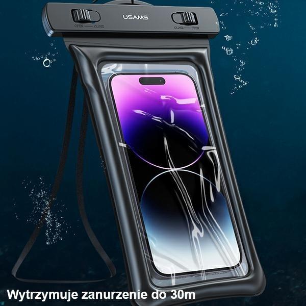 Actual product image Usams Waterproof smartphone protective cover (Universal)