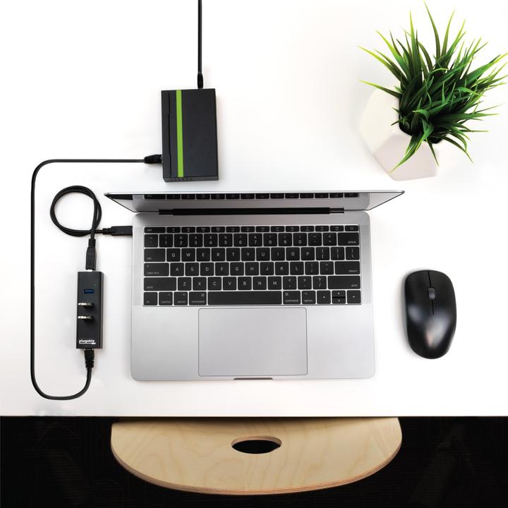 Image du produit Plugable Hub alimenté par bus 3 ports USB 3.0 (USB-C)