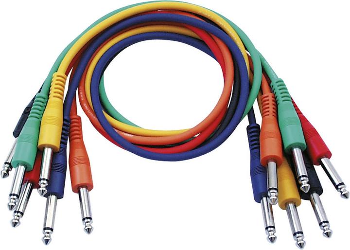 Immagine prodotto DAP-Audio FL11 6 patch colorate sbilanciate (0.30 m, Jack 6,3 mm)