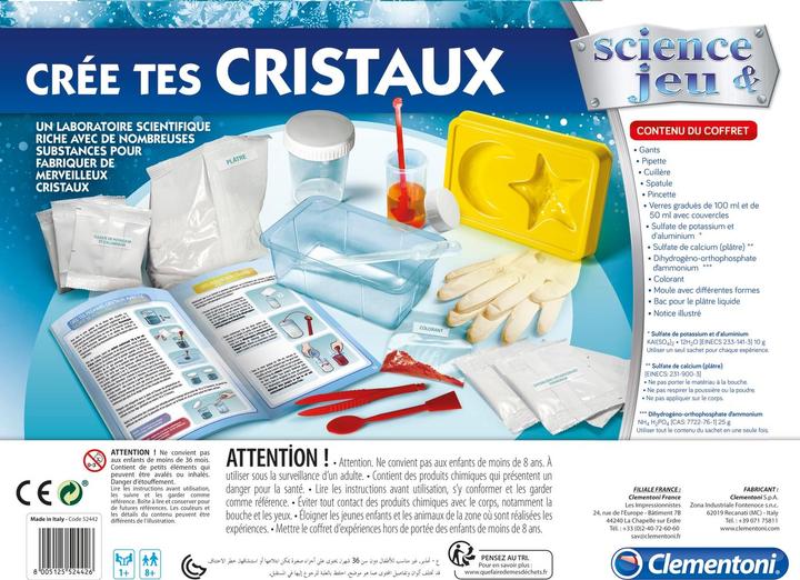 Image du produit Clementoni crée tes cristaux