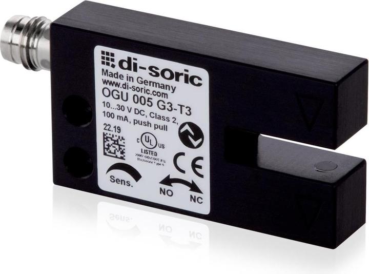 Image du produit Di-Soric OGU 005 G3-T3 Fourche optique 5mm lumière infrarouge 212814
