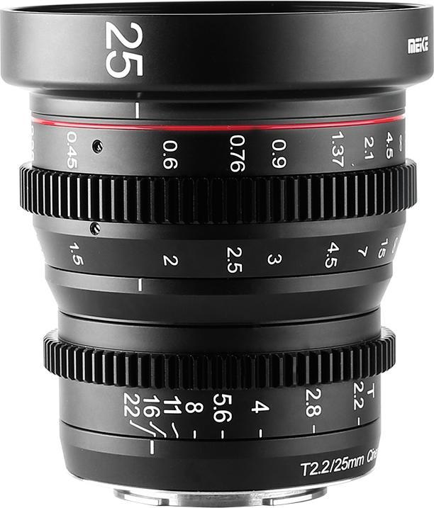Produktbild Meike 25mm T2.2-22 MFT Cine Lens (Micro Four Thirds, APS-C / DX)