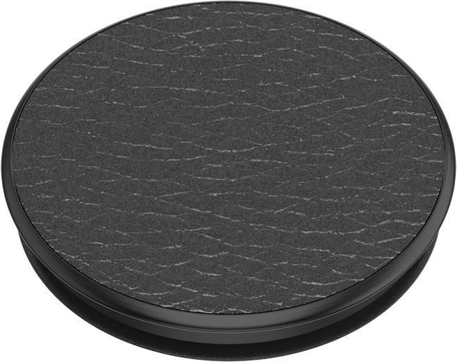 Productafbeelding PopSockets Geborsteld veganistisch leer Zwart (2e generatie, verwisselbaar)