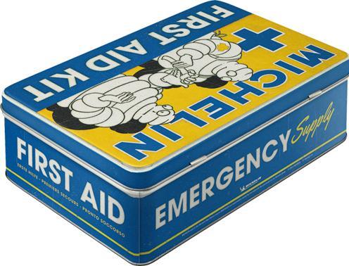 Actual product image Nostalgic-Art Merchandising Nostalgic Art Medicine Box Michelin Blue/Yellow, Width: 23 cm, Height: 16
