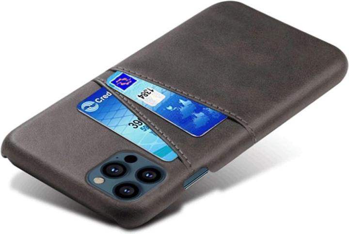 Screenguard Apple iPhone 14 Pro CardCaddy Leder Backcase mit Kartenfächern (Apple iPhone 14 Pro)