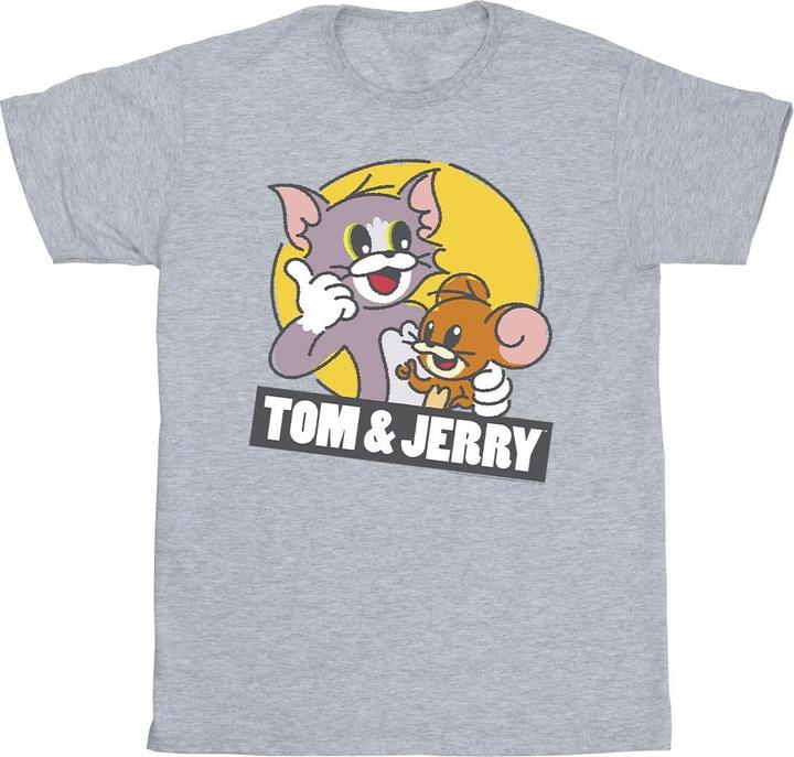 Immagine prodotto Tom & Jerry Sketch Logo Maglietta Ragazze (116)