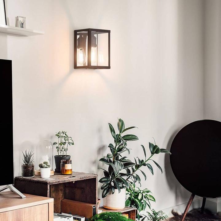 Produktbild Ideal lux IGOR Wandleuchte E27 dimmbar Schwarz 092836 (E27)