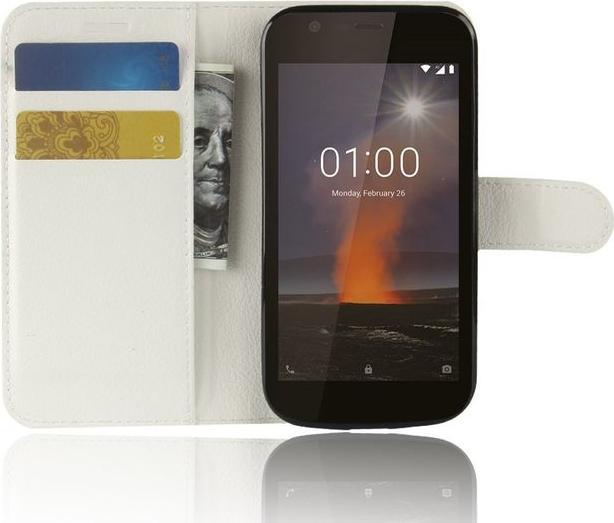 Produktbild MU Classic Litchi Leder Bookcover Series (Nokia 1)