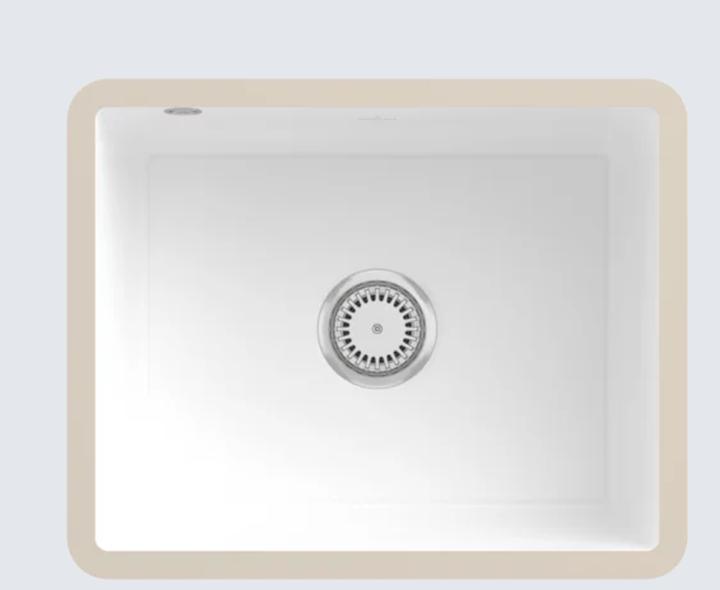 Villeroy & Boch V&B Lavandino sottotop SUBWAY 60 SU 545x440mm Handbet. bianco (Lavello sottopiano, 60 cm, 54.50 cm)