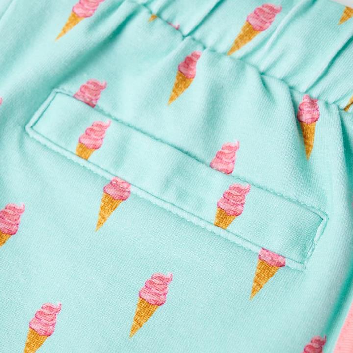 Actual product image VidaXL Children's shorts with drawstring Light mint green 128.Material (128)