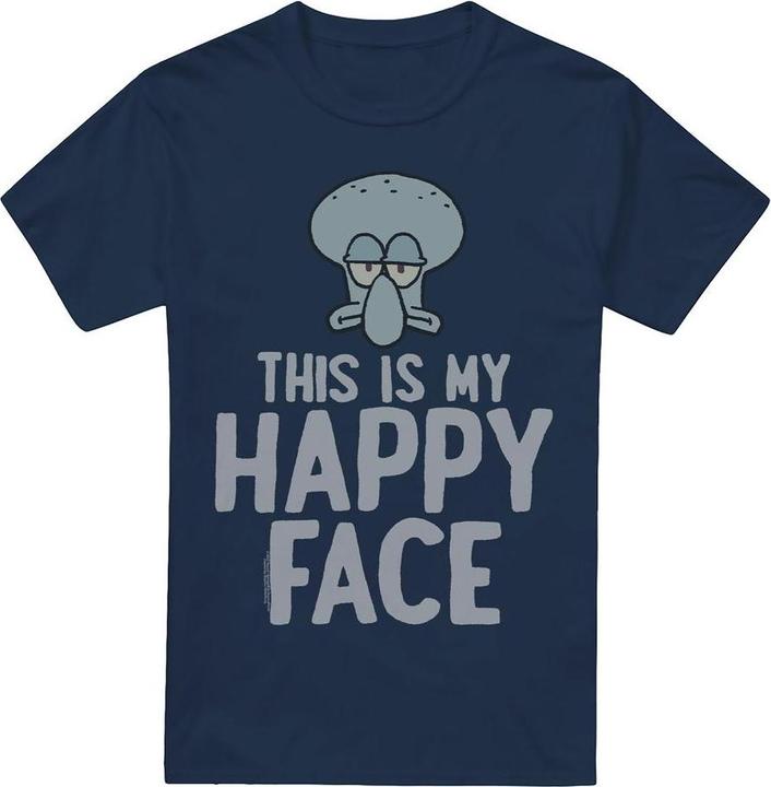 Actual product image Spongebob Squarepants Mens Happy Face T-Shirt (M)