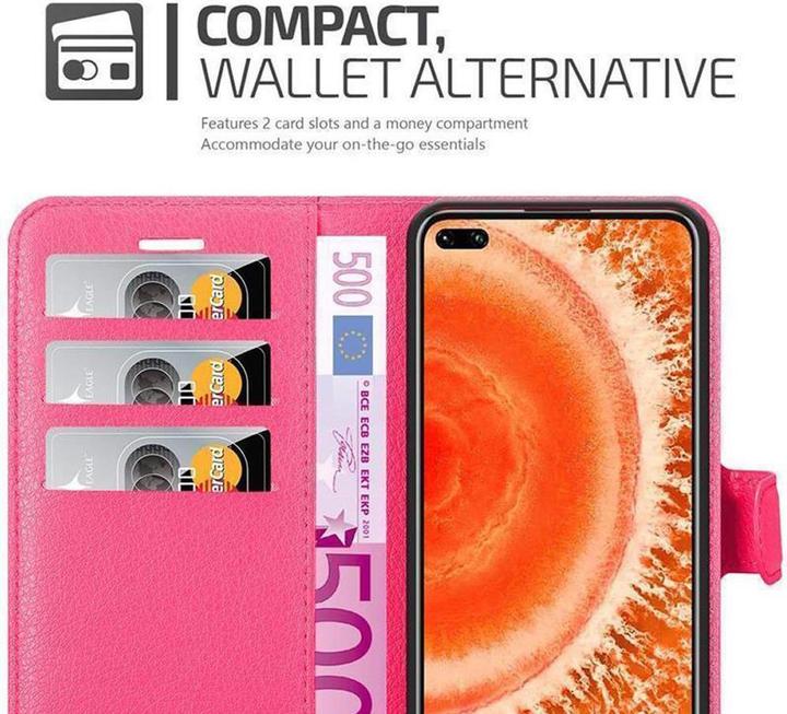 Actual product image Cadorabo Book with stand function cover (Honor View 30)