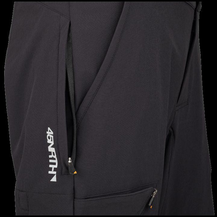 Produktbild 45NRTH Naughtvind Softshell Hose Herren, black, XXL (XXL)