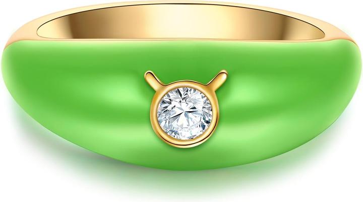 Image du produit Glanzstücke München Bague femme signe astrologique Taureau - 35974 (50, Argent 925)