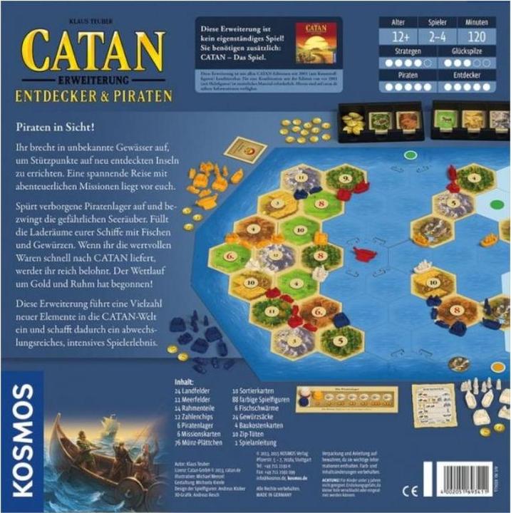 Produktbild Kosmos Die Siedler von Catan: Entdecker & Piraten (Deutsch)