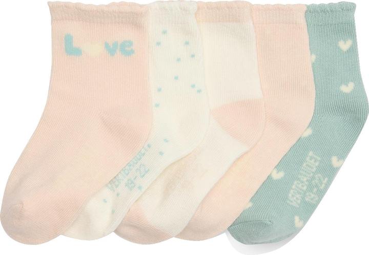 Vertbaudet 5er-Pack Baby Socken LOVE (5er Pack, 18)