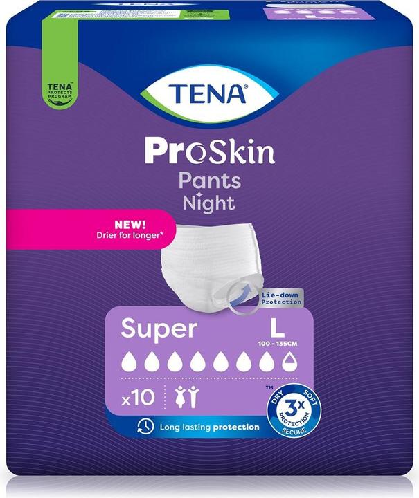 Actual product image Tena Pants Night Super (10 x, Large)
