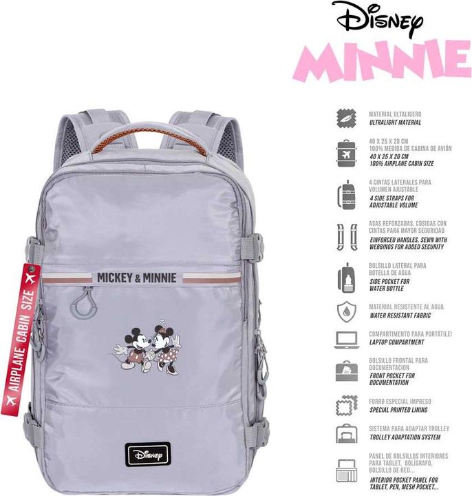Produktbild Karactermania Mercury Backpack Underseat Cabin Bag 40x20x25cm Face