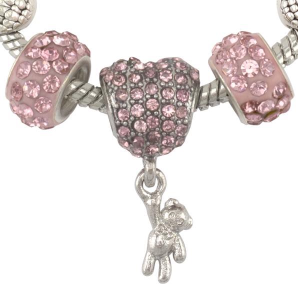 Immagine prodotto Ulysse Couleurs d'Enfance Bellissimo bracciale con motivo di orsacchiotti (Metallo)