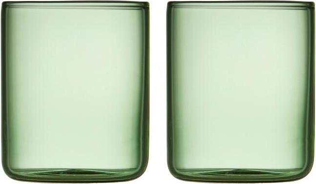 Produktbild Lyngby Schnapsglas Torino Grün, 2 Stück, 5.5 cl (0.55 dl, 2 x, Schnapsgläser + Shotgläser)
