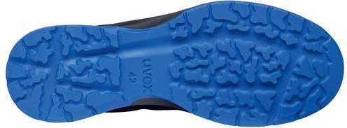 Produktbild Uvex Safety uvex 1 x-craft Halbschuhe S1 68138 schwarz, blau Weite 11 Grösse 38 (S1, 38)