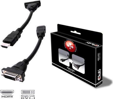 Produktbild Club 3D HDMI zu (DVI, 20 cm)