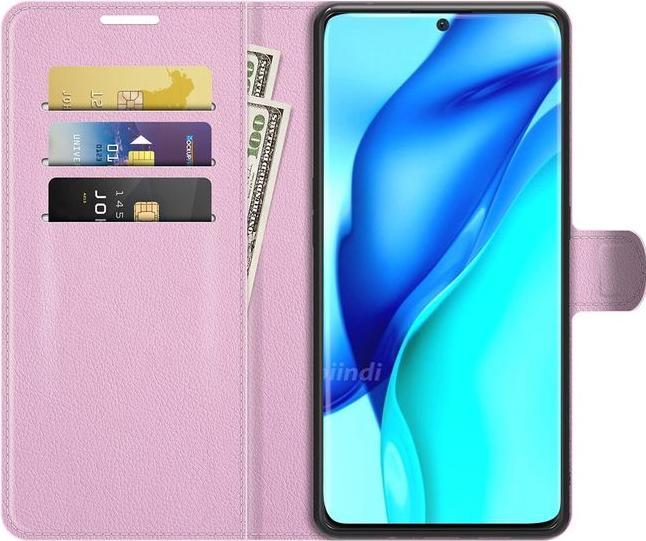 Actual product image MU Classic Litchi Leather Bookcover Series (Huawei P50 Pro)