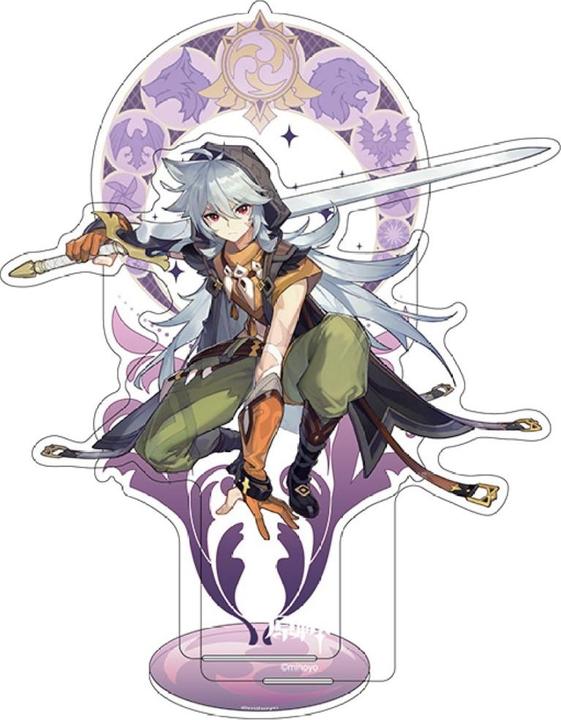 Actual product image Mihoyo Genshin Impact figurine acrylique Moon City Theme Series Character Razor 14 cm