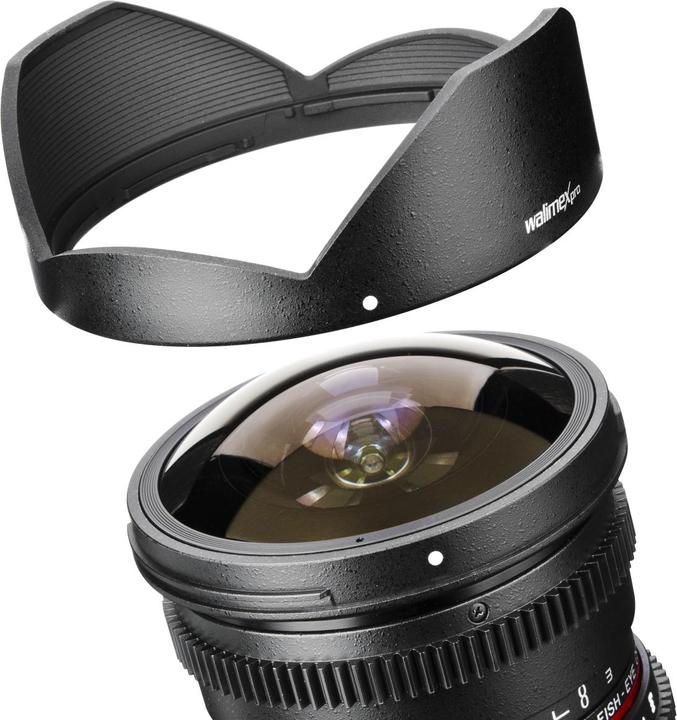 Actual product image Walimex pro Pro Lens 8mm, f/3.5 II VDSLR Fisheye, Nikon (Nikon F, Micro Four Thirds, APS-C / DX)