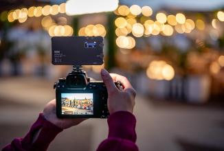Immagine prodotto Newell RGB-W Rangha Mini LED Lamp for Studio, Home, Outdoor Photos, Travel