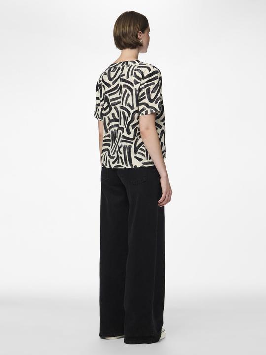 Actual product image Pieces PCARLEM top with short sleeves (M)