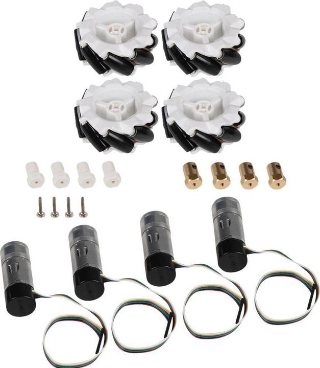 Actual product image Joy-it Robot wheel set com-motor06