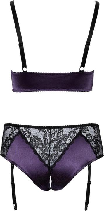 Produktbild Cottelli Collection BH Set lila/schwarz 4XL (4XL)