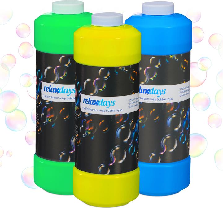Actual product image Relaxdays 3x Bubble Refill Bottle