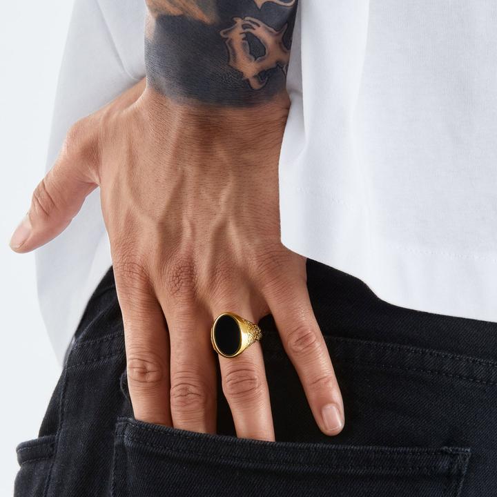 Image du produit Thomas Sabo Bague noir-or (56, Argent 925)