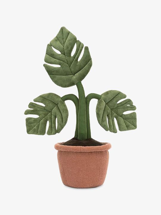 Actual product image Jellycat Figurine en tissu "Amuseable Monstera Plant"