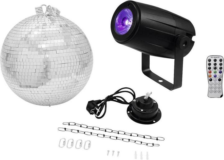 Actual product image Eurolite Disco ball set LED (30 cm)