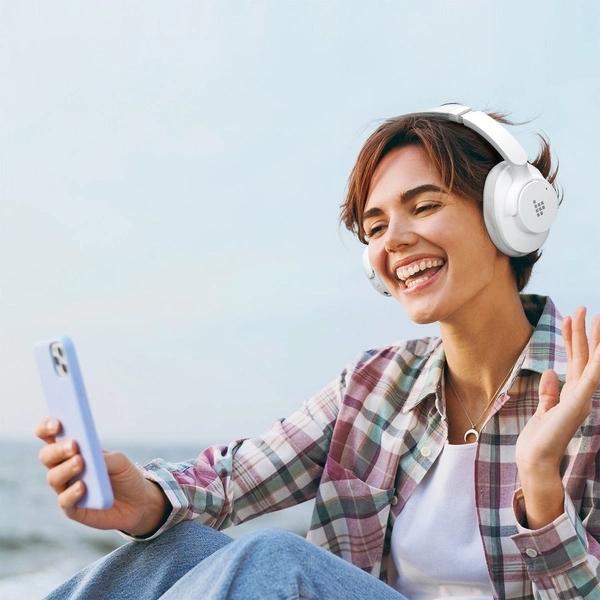 Image du produit Tronsmart Casque sans fil Bluetooth SOUNFII Q20S Hybrid ANC avec réduction de bruit active (ANC, 60 h, Sans fil)