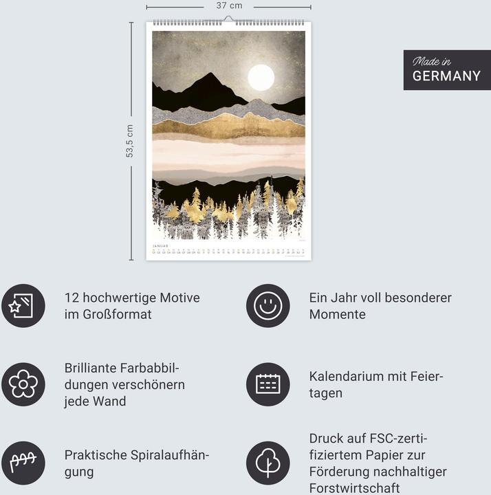 Image du produit Traumwelten Posterkalender 2026 (Allemand)