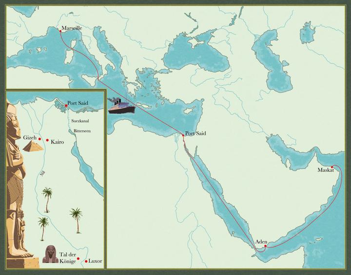 Produktbild Die Passage nach Maskat (Deutsch, Cay Rademacher, 2022)