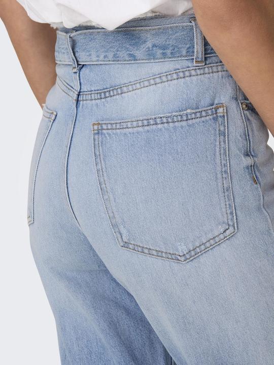 Actual product image Only ONLMADDIE Hohe Taille Weiter Beinschnitt Jeans Straight-Fit jeans (W32/L32)