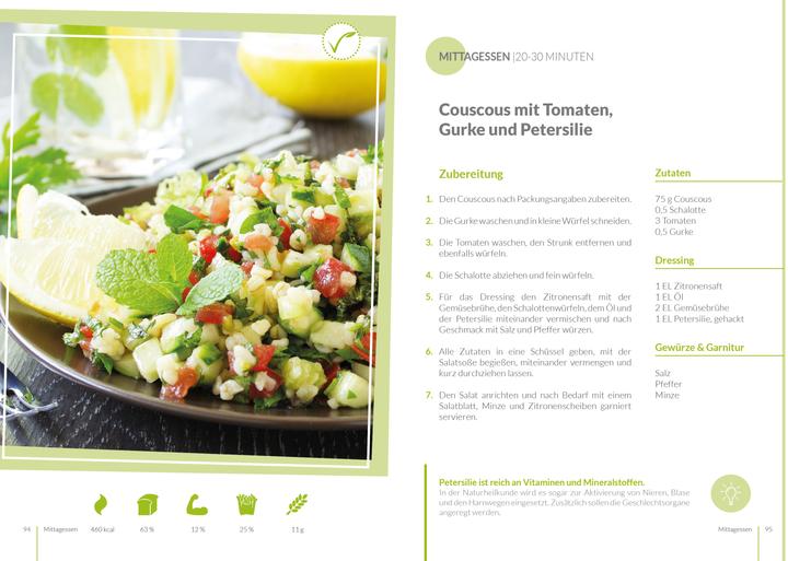 Produktbild Vegetarische Diät - Ernährungsplan zum Abnehmen für 30 Tage (Deutsch, Peter Kmiecik, 2020)